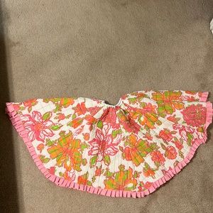 Lilly Pulitzer Christmas tree skirt
